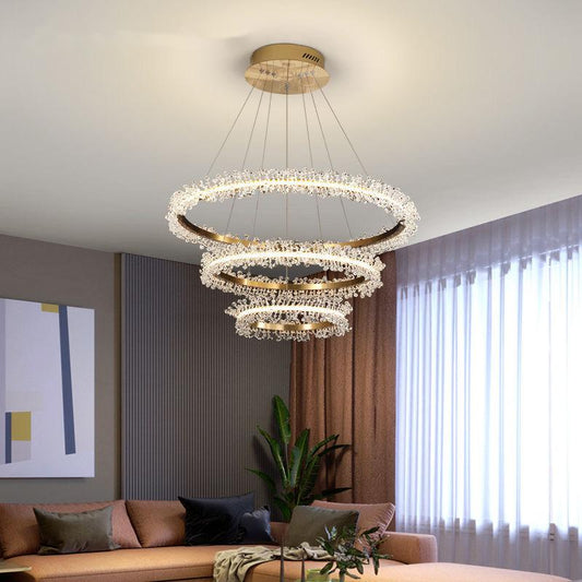 Luxury Tri-Crystal Chandeliers