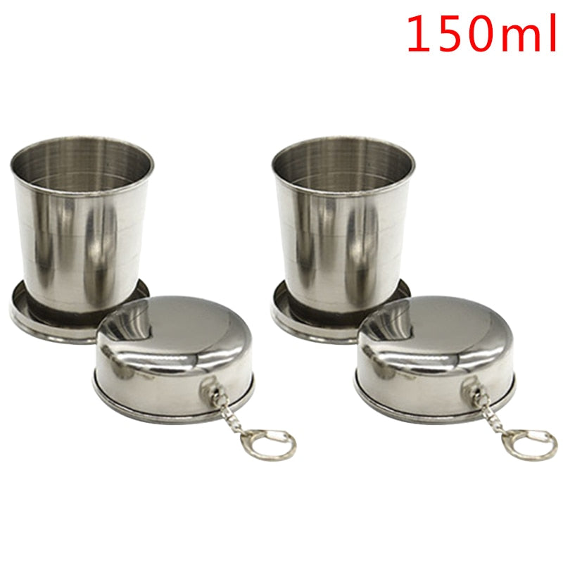 Stainless Steel Folding Cups