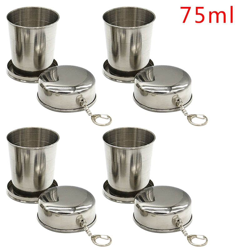 Stainless Steel Folding Cups