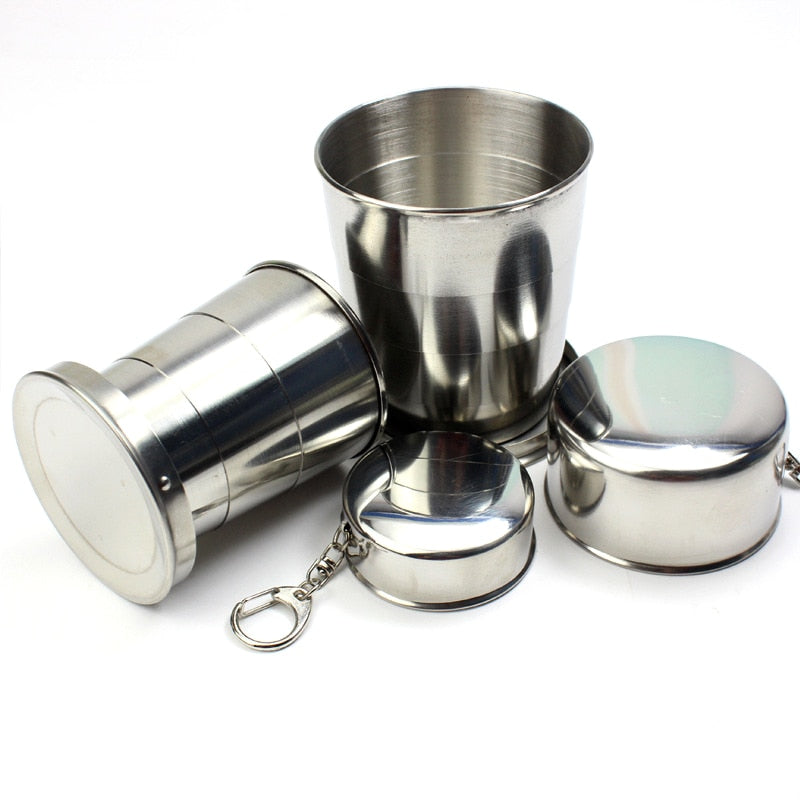 Stainless Steel Folding Cups