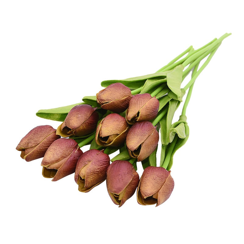 10 Artificial Tulips