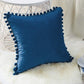 Pompom Velvet Pillow Cover