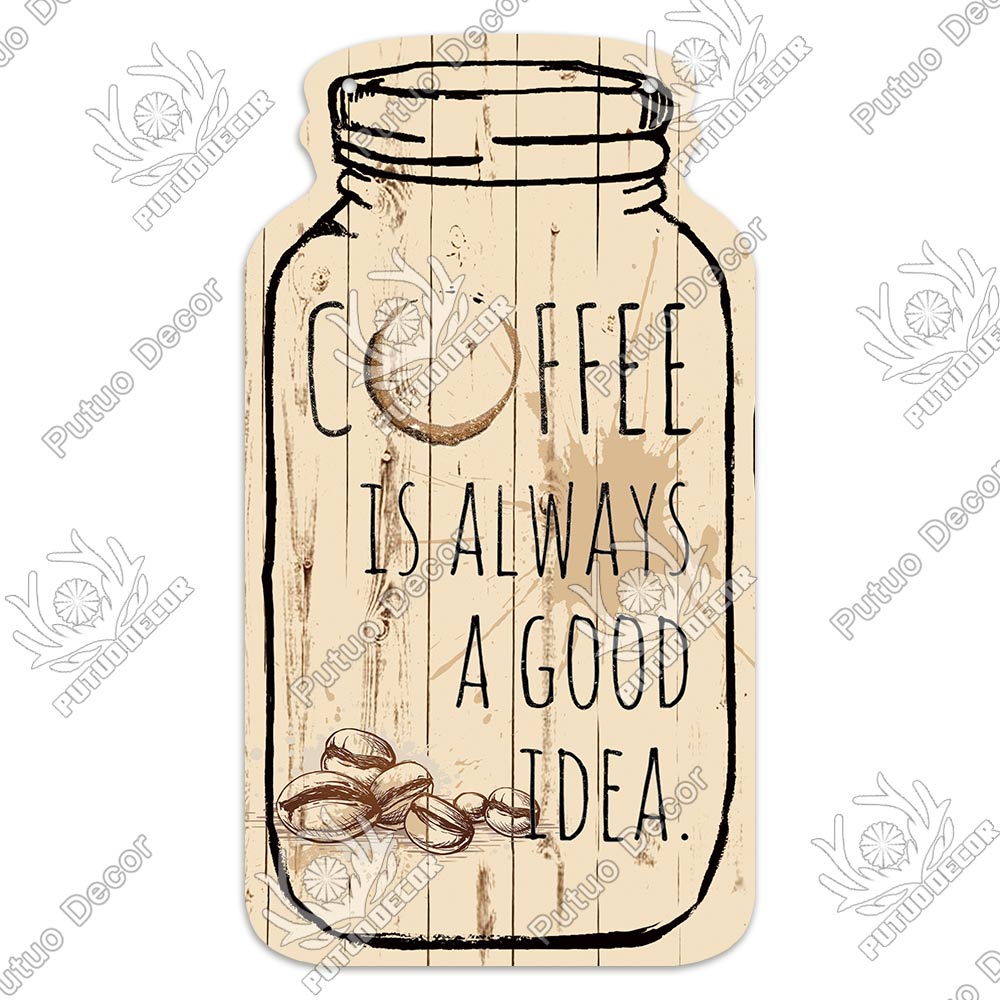 Putuo Decor Coffee Wooden Plaques