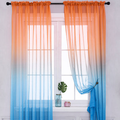 Gradient Tulle Curtains