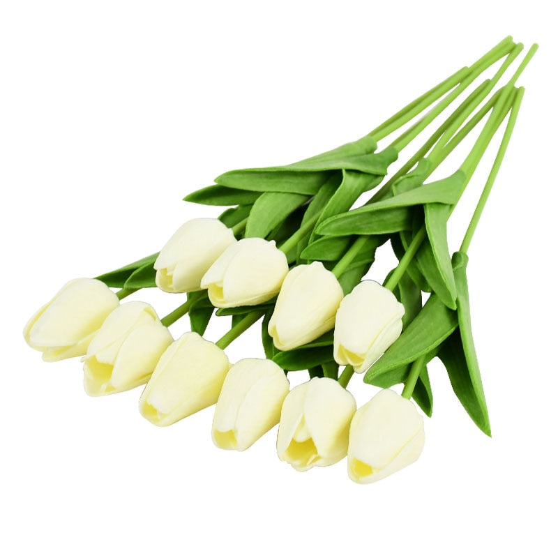 10 Artificial Tulips