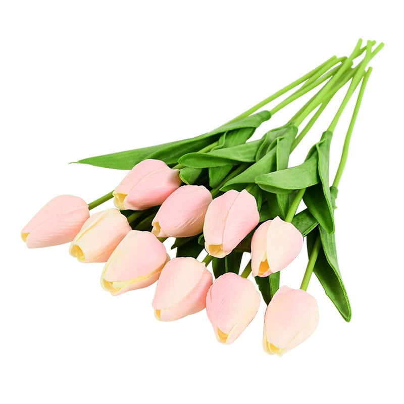 10 Artificial Tulips