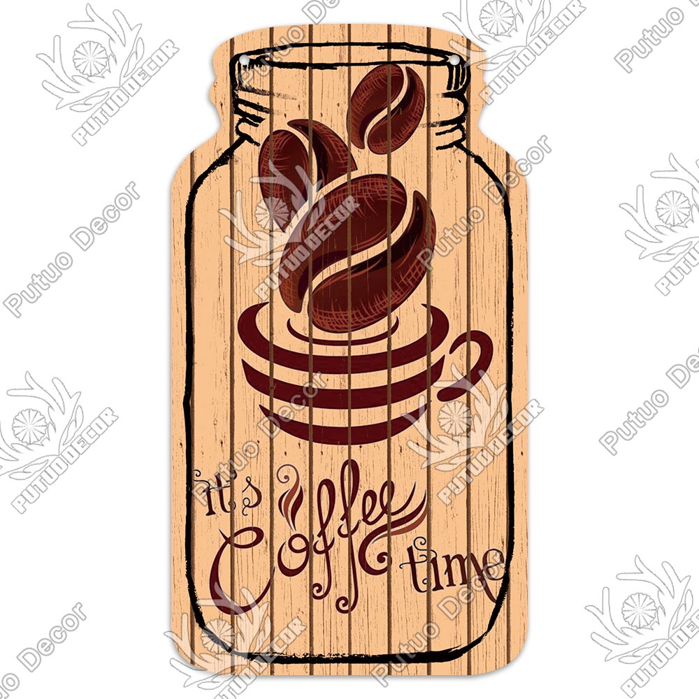 Putuo Decor Coffee Wooden Plaques