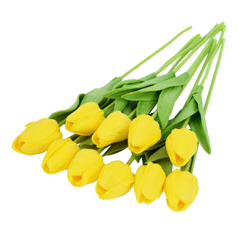 10 Artificial Tulips