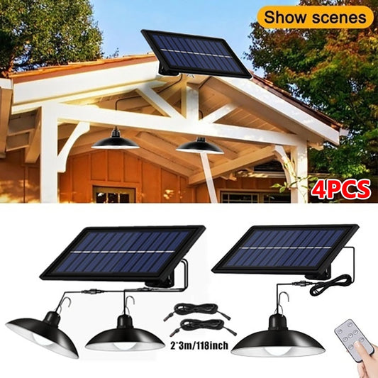 Solar Pendant Light Outdoor Waterproof LED