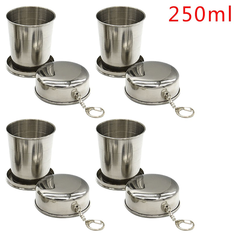 Stainless Steel Folding Cups