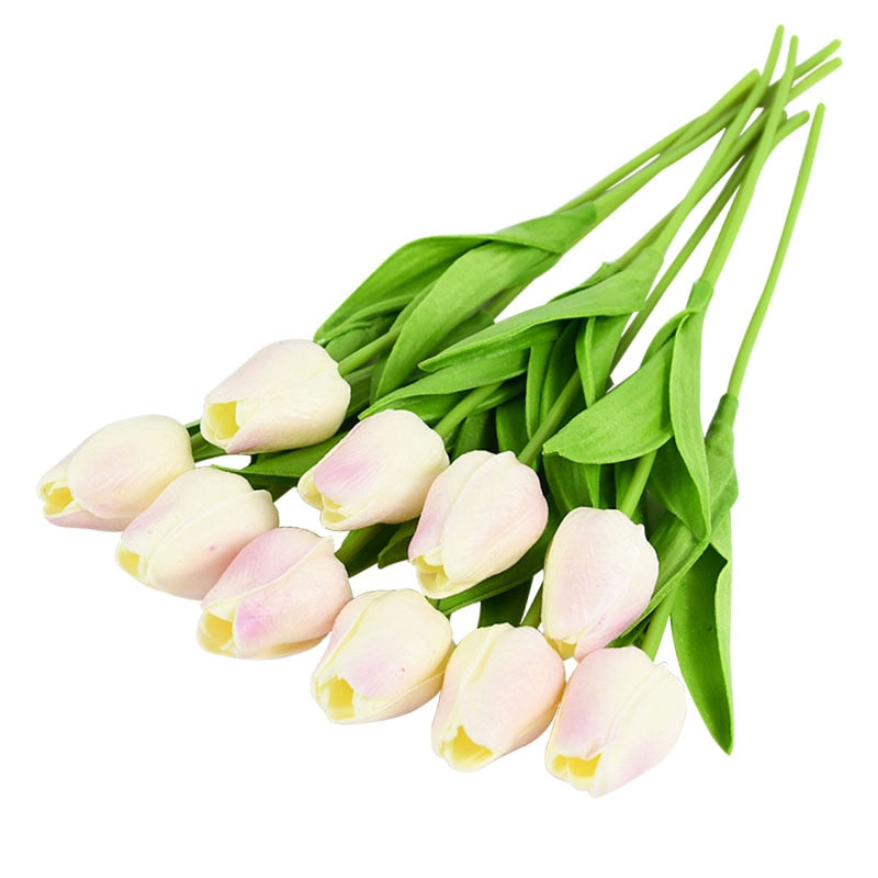 10 Artificial Tulips