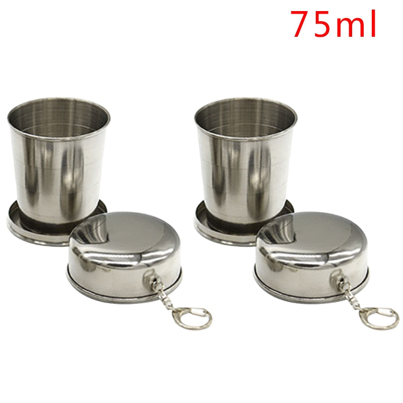 Stainless Steel Folding Cups