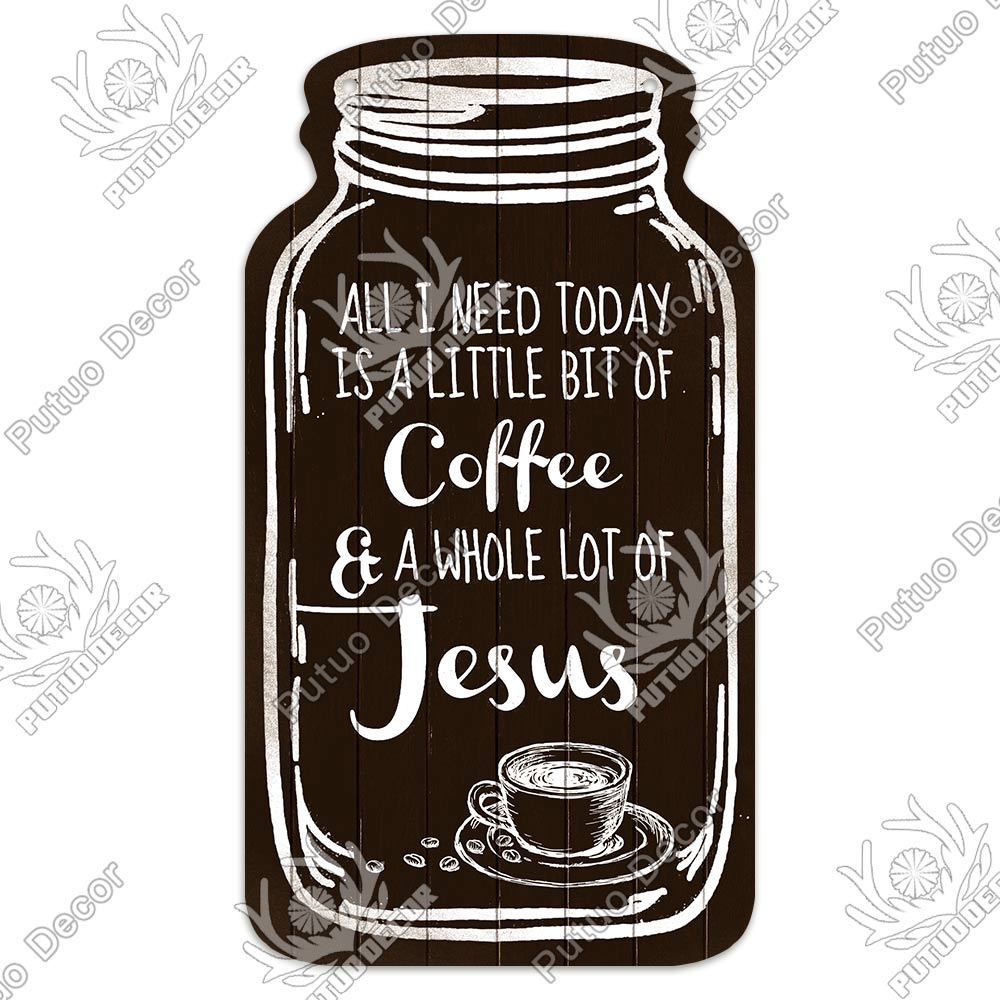 Putuo Decor Coffee Wooden Plaques