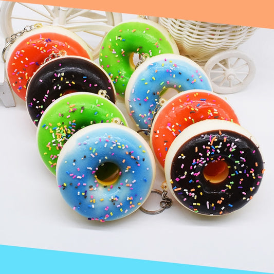 Squishy Doughnut Keychains