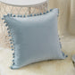 Pompom Velvet Pillow Cover