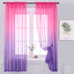 Gradient Tulle Curtains