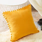 Pompom Velvet Pillow Cover