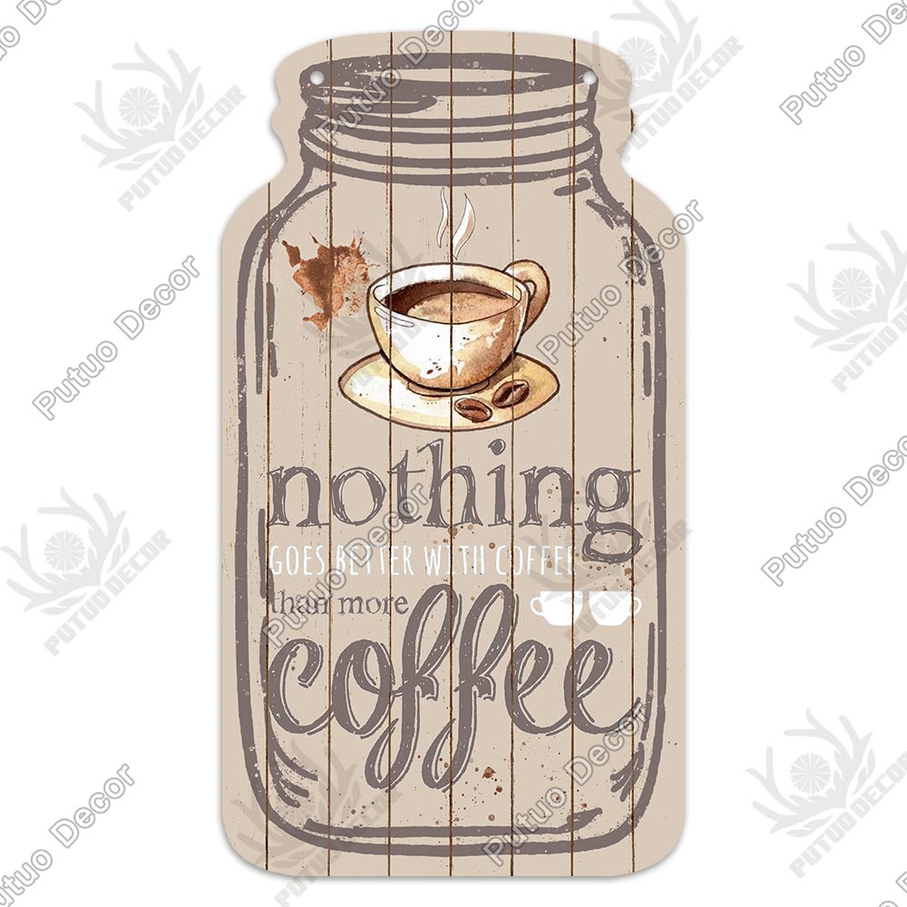 Putuo Decor Coffee Wooden Plaques