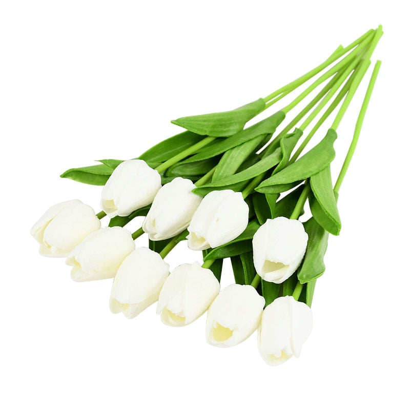 10 Artificial Tulips