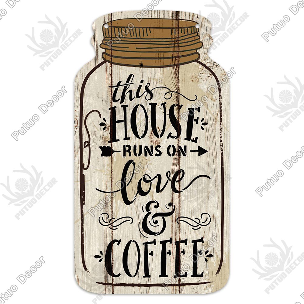 Putuo Decor Coffee Wooden Plaques