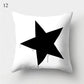 Bland and White Geometrics Pillow Cases