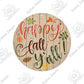 Putuo Decor Fall Round Wooden Plaques