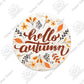 Putuo Decor Fall Round Wooden Plaques