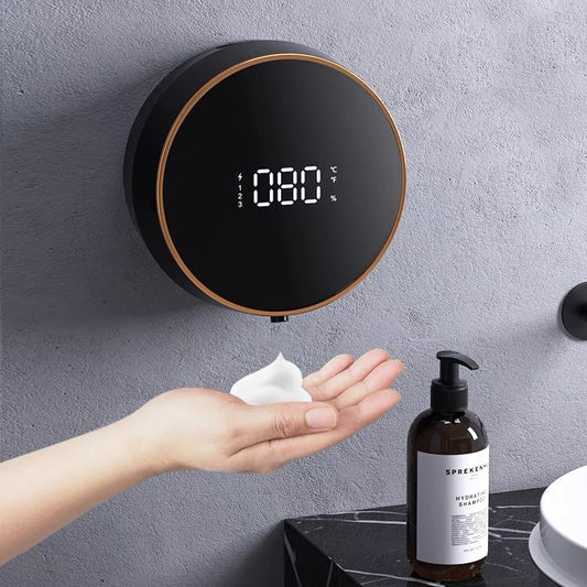 Wall Mounted Automatic Liquid Soap Dispenser LED Temperature Display