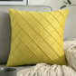 Plaid Velvet Pillow Cover