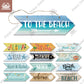 Putuo Decor Beach Arrow Wooden Plaques