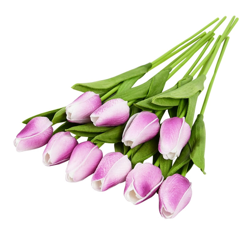 10 Artificial Tulips