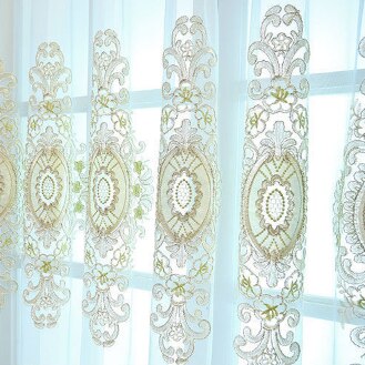 Embroided Luxury Eurasian-style Curtains