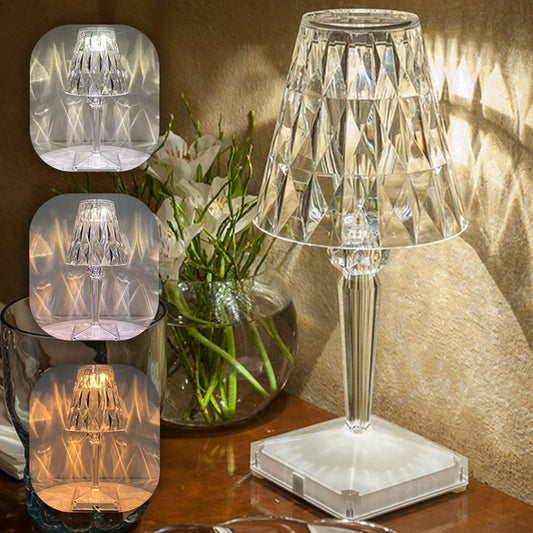 Diamond Crystal Acrylic LED Lamp