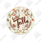 Putuo Decor Fall Round Wooden Plaques