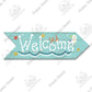 Putuo Decor Beach Arrow Wooden Plaques