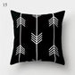 Bland and White Geometrics Pillow Cases