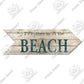 Putuo Decor Beach Arrow Wooden Plaques