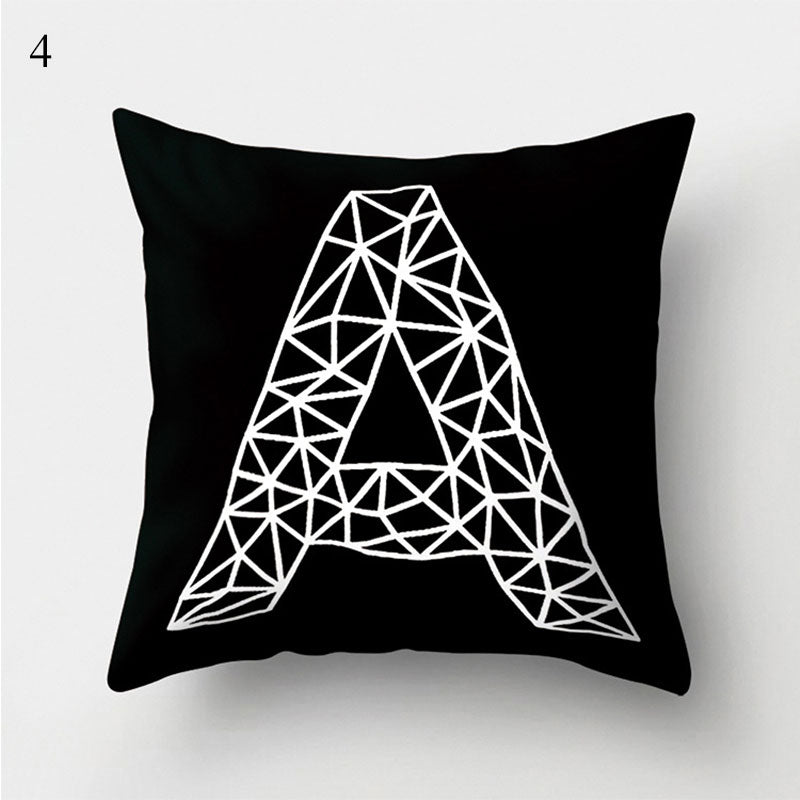 Bland and White Geometrics Pillow Cases