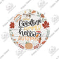 Putuo Decor Fall Round Wooden Plaques