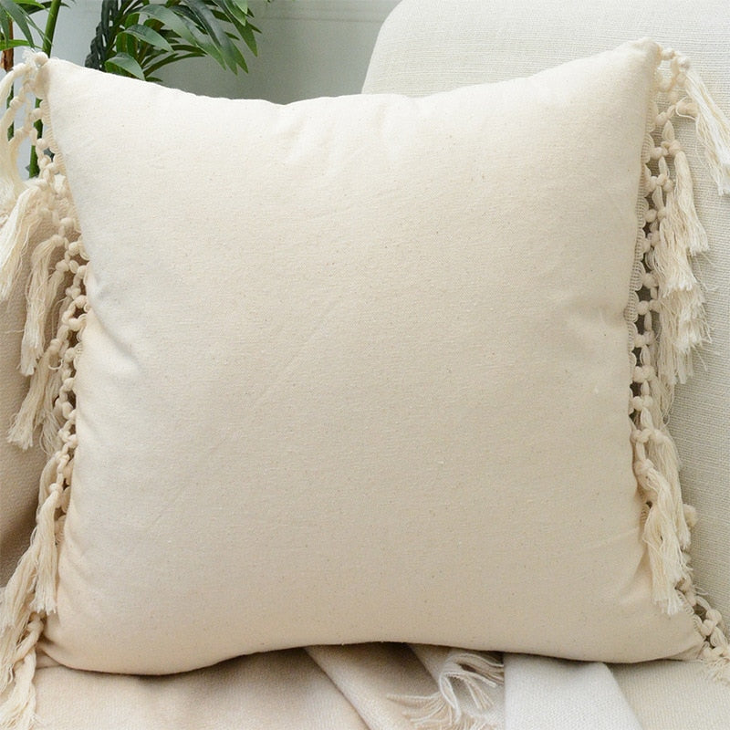 Boho Style Linen Pillow Cases