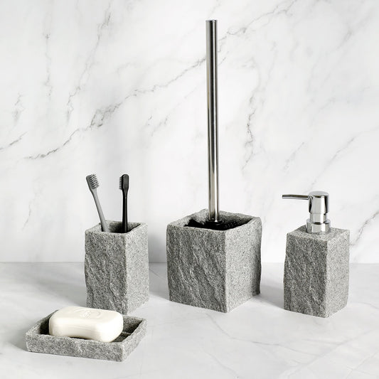 Bathroom Accessories Set Imitation Granite