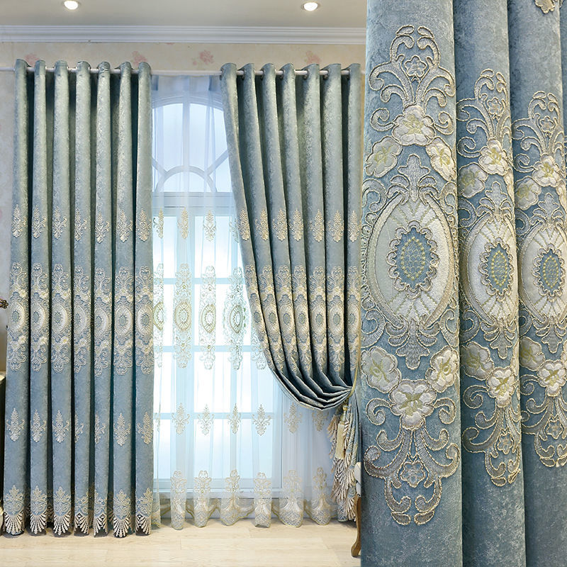 Embroided Luxury Eurasian-style Curtains