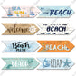 Putuo Decor Beach Arrow Wooden Plaques