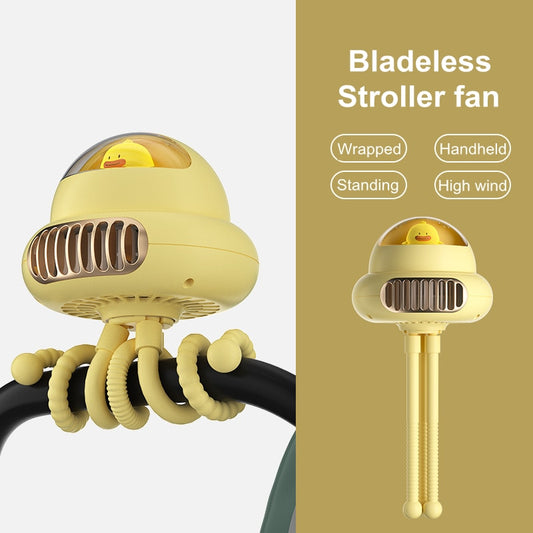 Portable Bladeless Stroller Fan