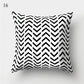 Bland and White Geometrics Pillow Cases