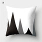 Bland and White Geometrics Pillow Cases