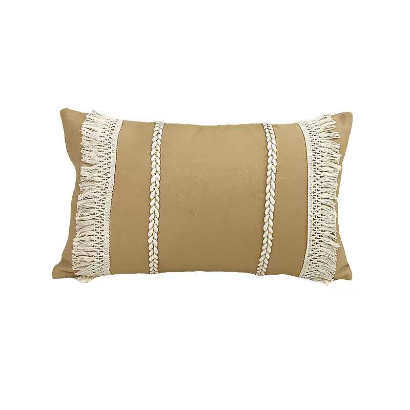 Boho Style Linen Pillow Cases