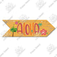 Putuo Decor Beach Arrow Wooden Plaques