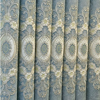 Embroided Luxury Eurasian-style Curtains