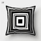 Bland and White Geometrics Pillow Cases